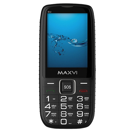 Телефон MAXVI B32 Black (Черный) Телефон MAXVI B32 Black (Черный)