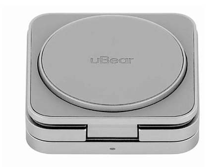 Беспроводная зарядная станция 3 в 1 uBear Balance (WL09SL31-ADM) Серебристый