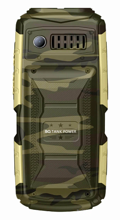 Телефон BQ 2430 Tank Power Camouflage Gold (Камуфляж-Золотой)