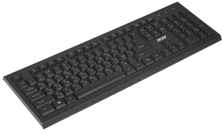 Беспроводная клавиатура + мышь Acer OKR120 Черный