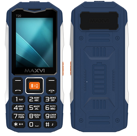 Телефон MAXVI T20 Blue (Синий) Телефон MAXVI T20 Blue (Синий)