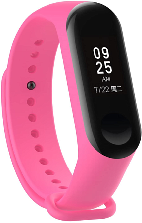 Сменный силиконовый ремешок для Xiaomi Mi Band 3/4 Pink