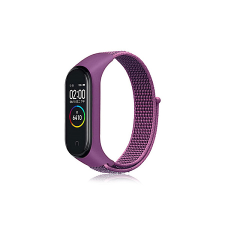 Ремешок DF для Xiaomi Mi Band 3/4/5/6 Фуксия