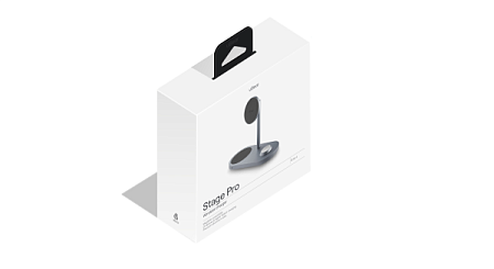Беспроводная зарядная станция 3 в 1 uBear Stage Pro (WL07SG31-AD) Серый