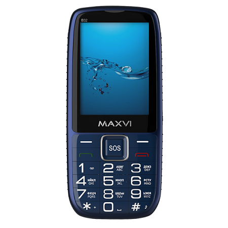 Телефон MAXVI B32 Blue (Синий)
