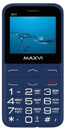 Телефон MAXVI B231 Blue (Синий)