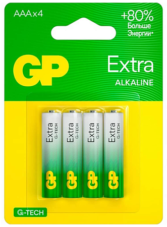 Батарейка GP Extra Alkaline AA (4шт) Батарейка GP Extra Alkaline AA (4шт)