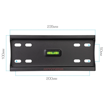 Кронштейн для телевизора Arm Media PLASMA-6 (15-47") Черный