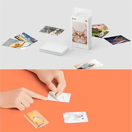 Бумага для фотопринтера Xiaomi Mi Portable Photo Printer Paper (50шт)
