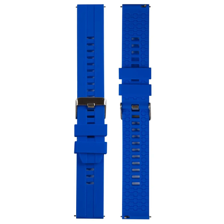 Ремешок Red Line универсальный силиконовый рельефный 22mm Темно-синий