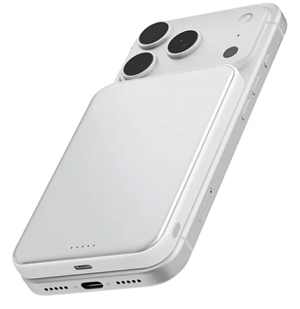 Внешний аккумулятор uBear Strike 5000mAh PD30W QI2.2 (PB28WH5000-PDM) Белый Внешний аккумулятор uBear Strike 5000mAh PD30W QI2.2 (PB28WH5000-PDM) Белый