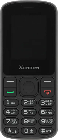 Телефон Xenium X160 Blaсk (Черный)