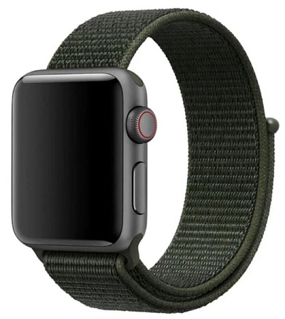 Ремешок для Apple Watch 38/40/41mm Nylon Loop Blue/Green Ремешок для Apple Watch 38/40/41mm Nylon Loop Blue/Green