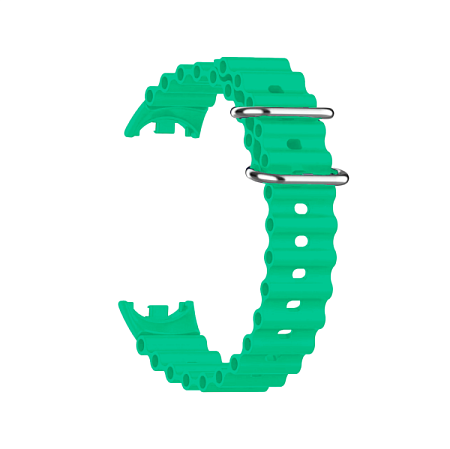 Сменный силиконовый ремешок для Xiaomi Mi Band 8/9/10 Ocean Band Мятный