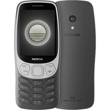 Телефон Nokia 3210 (2024) 4G TA-1618 Dual Sim Black (Черный)