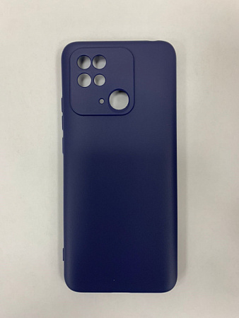 Накладка силикон DF для Xiaomi Redmi 10C Blue