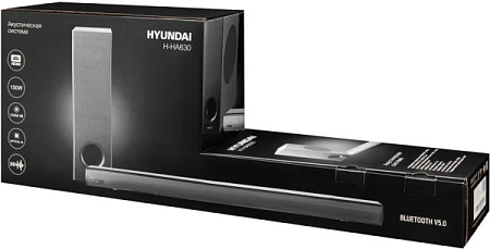 Саундбар Hyundai H-HA630 2.1 50Bт +100Вт Черный