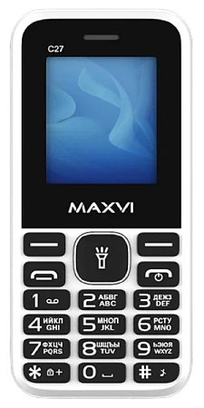 Телефон MAXVI C27 White (Белый)