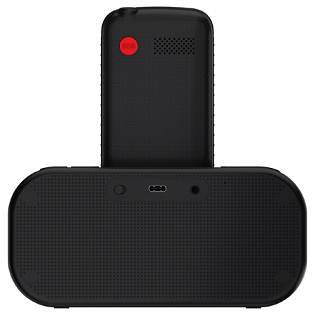 Телефон MAXVI RT-04 с док-станцией Black (Черный)