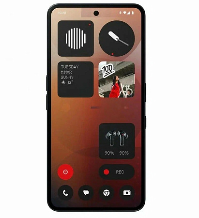 Смартфон Nothing Phone (3a) 8/128GB Black (Черный)