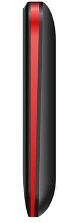 Телефон Texet TM-B322 Dual Sim Black-Red (Черный-Красный)