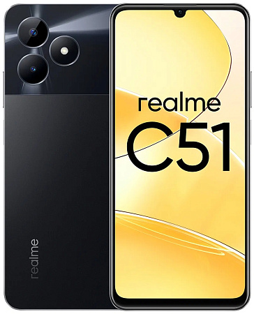 Смартфон Realme C51 4/64GB Черный (RU)