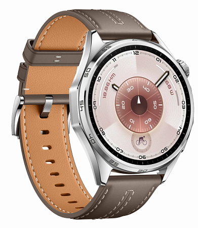 Умные часы Huawei Watch GT 6 46mm Grey Composite Leather Strap (Серый)