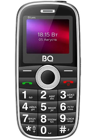 Телефон BQ 1867 Blues Black (Черный)