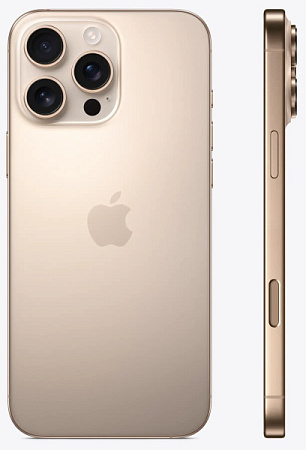 Смартфон Apple iPhone 16 Pro Max 256GB Titanium Desert (Титановый Песчаный) SIM+eSIM