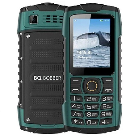 Телефон BQ 2439 Bobber Dual Sim Green (Зеленый) Телефон BQ 2439 Bobber Dual Sim Green (Зеленый)