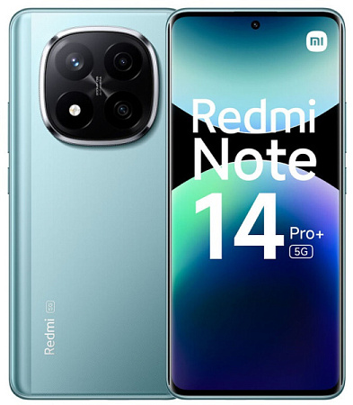Смартфон REDMI Note 14 Pro+ 5G 12/256GB Frost Blue (Голубой)
