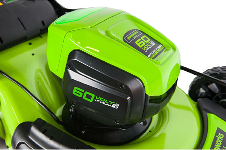 Газонокосилка аккумуляторная Greenworks GD60LM46HP 60В (2502807) (Без акб/зу)