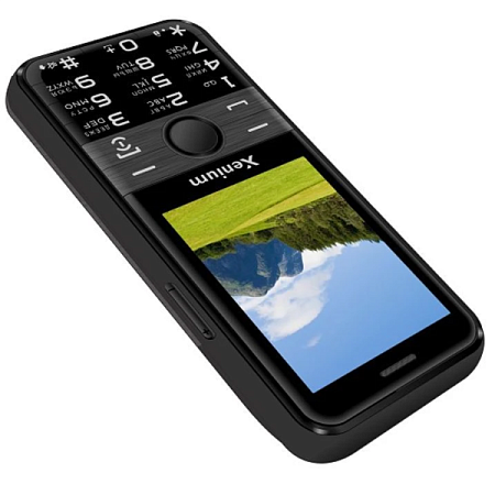 Телефон Xenium X800 Blaсk (Черный)