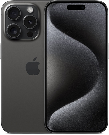 Смартфон Apple iPhone 15 Pro 256GB Titanium Black (Титановый Черный) Dual SIM