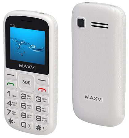 Телефон MAXVI B201 White (Белый) Телефон MAXVI B201 White (Белый)