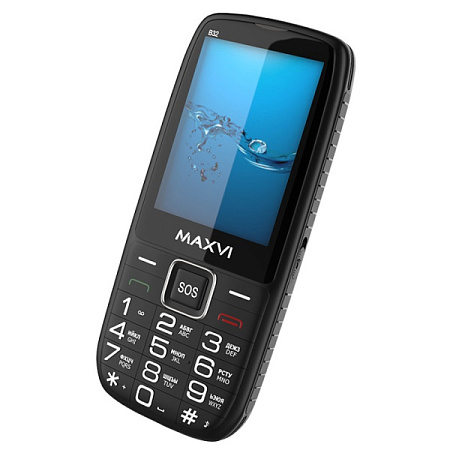 Телефон MAXVI B32 Black (Черный) Телефон MAXVI B32 Black (Черный)