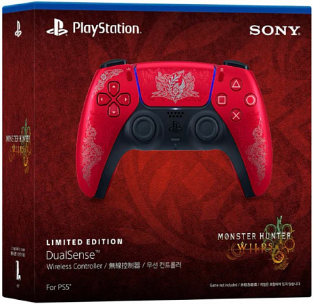 Геймпад Sony DualSense Monster Hunter Wilds Limited Edition (Красный)