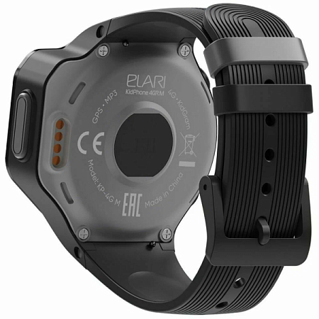 Детские смарт-часы ELARI KidPhone 4GR M c Марусей Black (Черный)