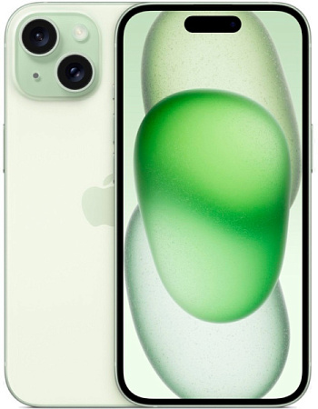Смартфон Apple iPhone 15 256GB Green (Зеленый) SIM+eSIM Смартфон Apple iPhone 15 256GB Green (Зеленый) SIM+eSIM