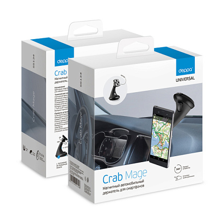 Автодержатель Deppa Crab Mage для cмартфонов (арт. 55134)