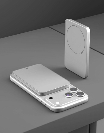 Внешний аккумулятор VLP Diamond Energy MagSafe Qi2 5000mAh White (Белый)