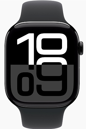 Часы Apple Watch Series 10 GPS 42mm Jet Black Aluminum Case/Black Sport Band