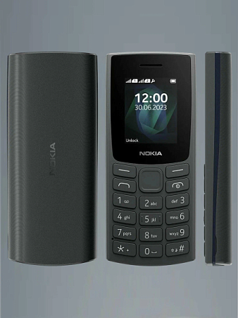 Телефон Nokia HMD 105 (2024) TA-1557DS Charcoal (Черный) Телефон Nokia HMD 105 (2024) TA-1557DS Charcoal (Черный)