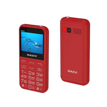 Телефон MAXVI B231ds Red (Красный)