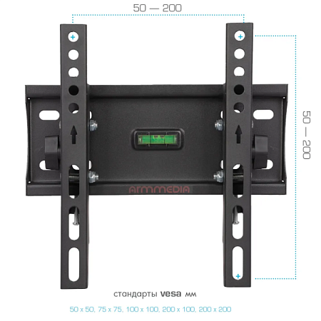 Кронштейн для телевизора Arm Media PLASMA-6 (15-47") Черный