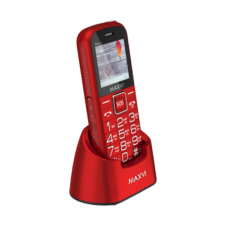 Телефон MAXVI B5ds up Red (Красный)
