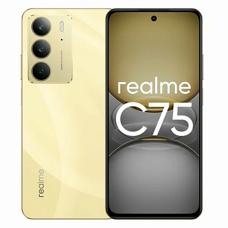 Смартфон Realme C75 8/128GB Lightning Gold (Золотой) (RU)