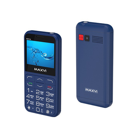 Телефон MAXVI B231ds Blue (Синий)