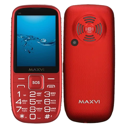 Телефон MAXVI B9 Red (Красный)