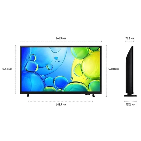 Телевизор Samsung UE43F6000FUXRU 43" (2025) Black (Черный)